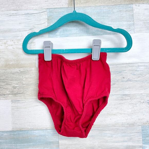 Ralph Lauren Ruffle Drop Waist Dress Red Jersey Knit Toddler Girl 18M 18 Months - Picture 7 of 10